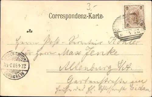 Ak Cheb Eger Region Karlsbad, Unterer Marktplatz