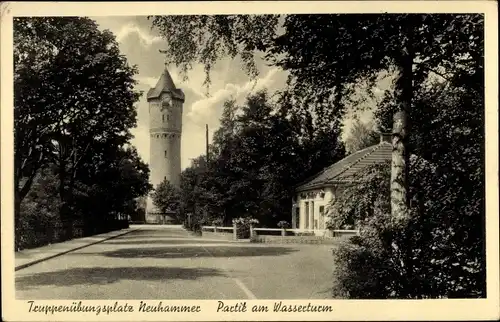 Ak Świętoszów Neuhammer am Queis Schlesien, Truppenübungsplatz, Wasserturm