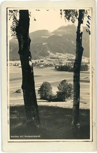 5 Glas Negative Aschau im Chiemgau Oberbayern, Telegramm, Gebirge, Gesamtansicht