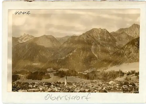 7 Glas Negative Oberstdorf im Oberallgäu, diverse Ansichten, Gesamtansicht, Alpen