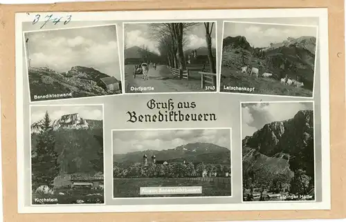 9 Glas Negative Benediktbeuern in Oberbayern, Gesamtansicht, diverse Ansichten, Wiese