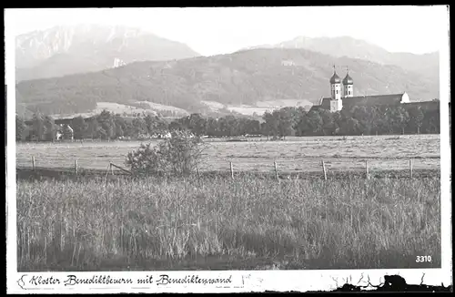 9 Glas Negative Benediktbeuern in Oberbayern, Gesamtansicht, diverse Ansichten, Wiese