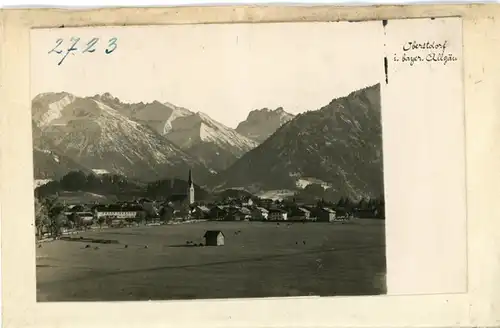 7 Glas Negative Oberstdorf im Oberallgäu, diverse Ansichten, Gesamtansicht, Alpen