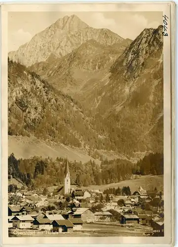 7 Glas Negative Oberstdorf im Oberallgäu, diverse Ansichten, Gesamtansicht, Alpen