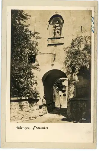 5 Glas Negative Schongau in Oberbayern, Rathaus, Kirche, Totale