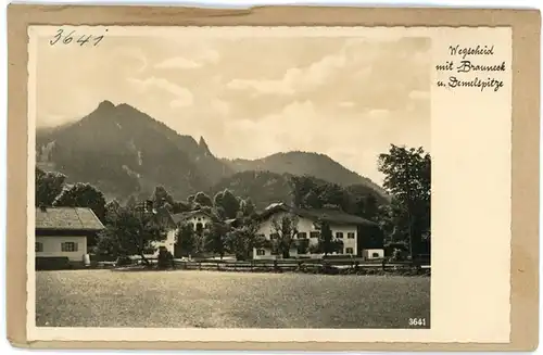 5 Glas Negative Wegscheid Lenggries in Oberbayern, Brauneck, Demelspitze