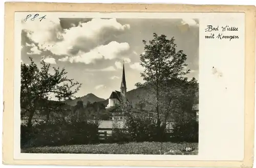 8 Glas Negative Bad Wiessee in Oberbayern, Kirche, Totale