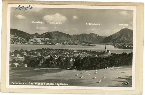 8 Glas Negative Bad Wiessee in Oberbayern, Kirche, Totale