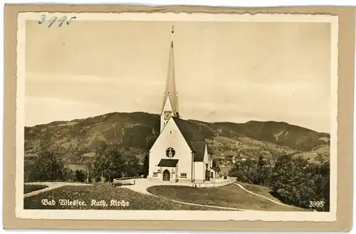 8 Glas Negative Bad Wiessee in Oberbayern, Kirche, Totale