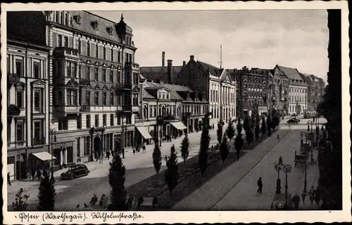 Ak Poznań Posen, Wilhelmstraße