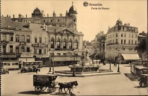 Ak Bruxelles Brüssel, Porte de Namur
