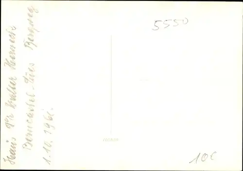 Foto Ak Bernkastel Kues an der Mosel, Hausansicht