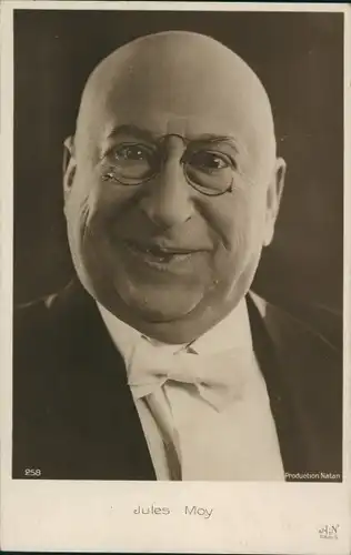 Ak Schauspieler Jules Moy, Portrait, Brille