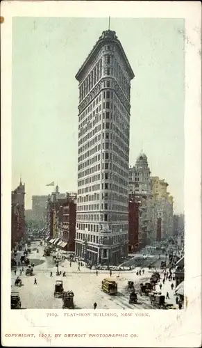Ak Manhattan New York City USA, Flatiron Building
