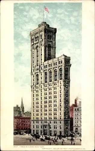 Ak Manhattan New York City USA, Times Building