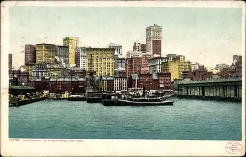 Ak New York City USA, Wolkenkratzer
