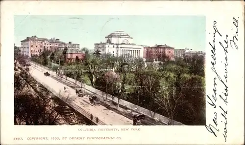 Ak New York City USA, Columbia University