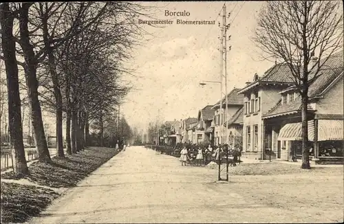 Ak Borculo Gelderland, Burgemeester Bloemersstraat