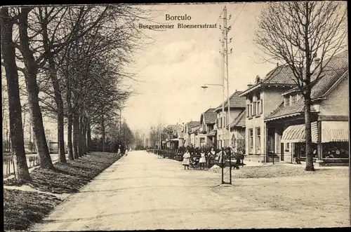 Ak Borculo Gelderland, Burgemeester Bloemersstraat