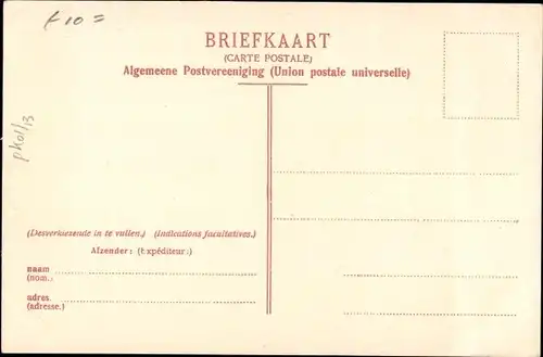 Ak Borculo Gelderland, Gemeentehuis