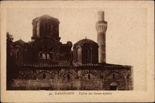 Ak Thessaloniki Thessaloniki Griechenland, Kirche der Zwölf Apostel