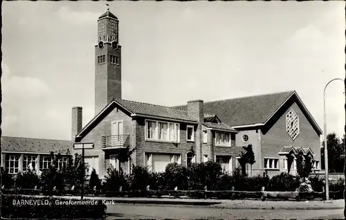 Ak Barneveld Gelderland, Geref. Kerk