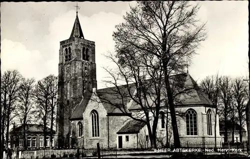 Ak 's Heer Abtskerke Zeeland, Ned. Herv. Kerk