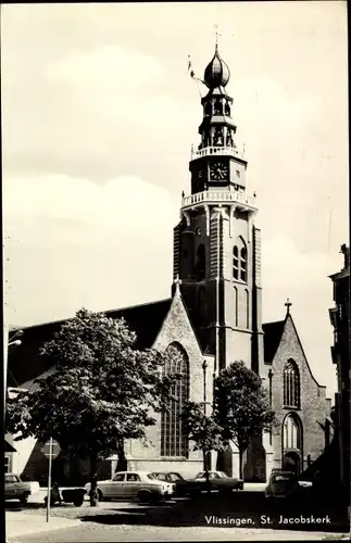 Ak Vlissingen Zeeland Niederlande, St. Jacobskerk