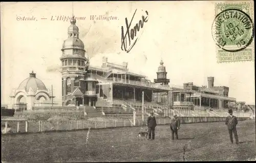 Ak Oostende Ostende Westflandern, L'Hippodrome Wellington