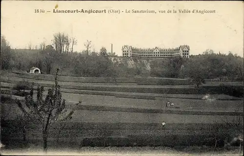 Ak Liancourt-Oise, Sanatorium, Angicourt-Tal