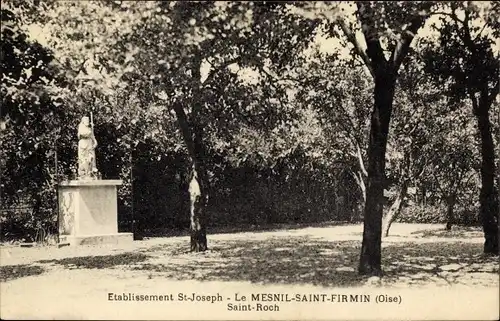 Ak Le Mesnil Saint Firmin Oise, Einrichtung St-Joseph, Saint Roch