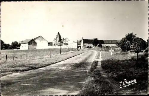 Ak Lévignen-Oise, Grand Route, Panorama