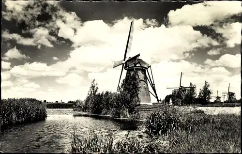 Ak Kinderdijk Molenwaard Südholland Niederlande, Molen, Windmühlen