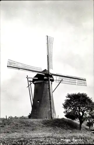 Ak Piershil Südholland, Molen