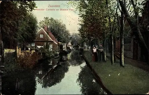 Ak Zaandam Zaanstad Nordholland, Meester Cornelis, Blauwe Pad