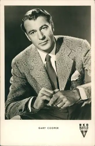 Ak Schauspieler Gary Cooper, Portrait