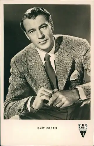 Ak Schauspieler Gary Cooper, Portrait