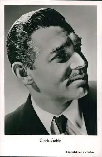 Ak Schauspieler Clark Gable, Portrait