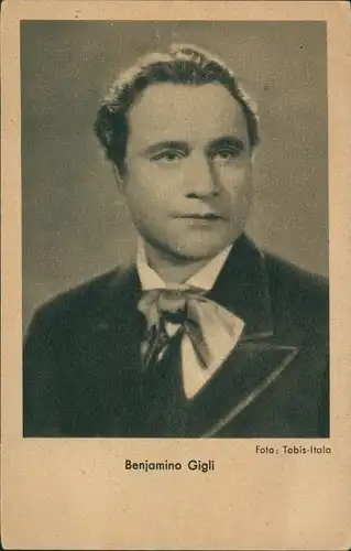 Ak Schauspieler Benjamino Gigli, Portrait