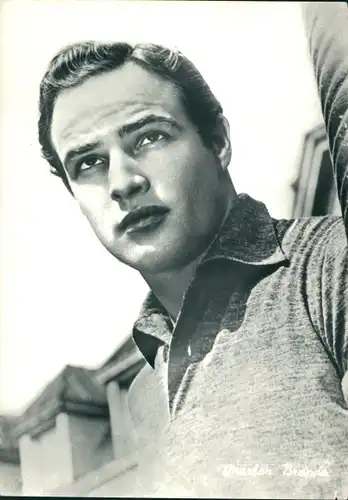 Ak Schauspieler Marlon Brando, Portrait