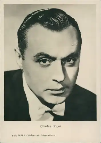 Ak Schauspieler Charles Boyer, Portrait