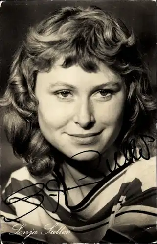 Ak Schauspielerin Sonja Sutter, Portrait, Autogramm