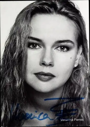 Ak Schauspielerin Veronica Ferres, Portrait, Autogramm