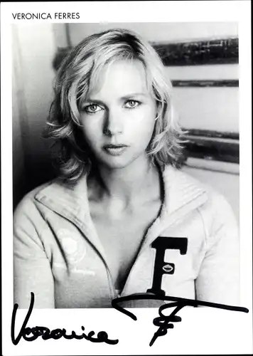 Ak Schauspielerin Veronica Ferres, Portrait, Autogramm