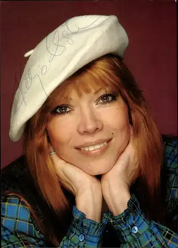 Ak Schauspielerin Katja Ebstein, Portrait, Autogramm