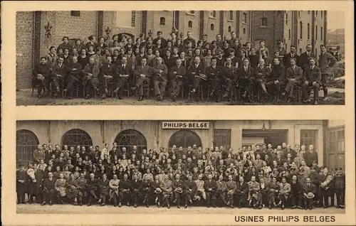 Ak Lessines Wallonie Hennegau, belgische Philips-Fabriken