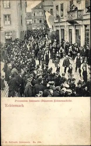Ak Echternach Luxemburg, Procession dansante