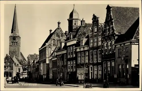 Ak Franeker Friesland Niederlande, Voorstraat