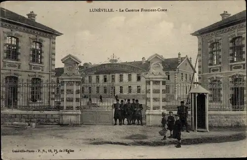 Ak Luneville Meurthe et Moselle, Kaserne