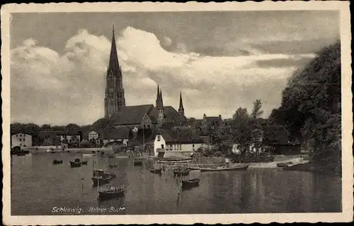 Ak Schleswig an der Schlei, Holmer Bucht